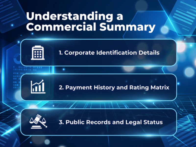 Understanding a Commercial Summary